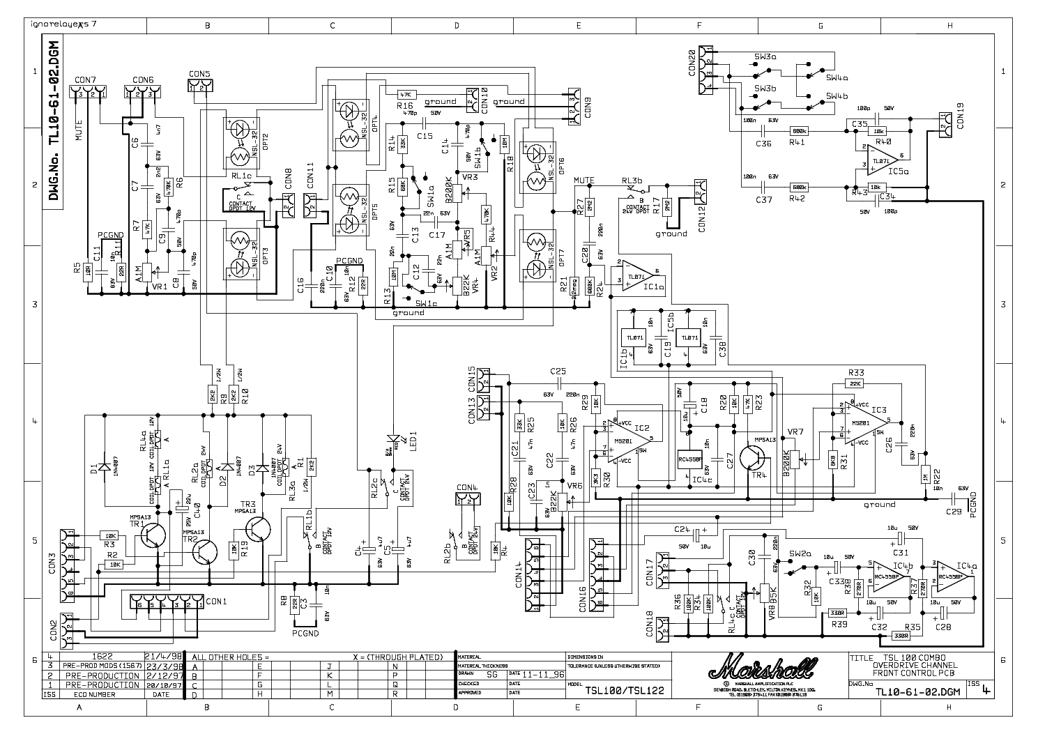 marshall jcm 2000 dsl 50 schematic diagram